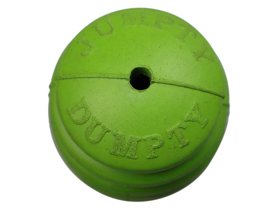 Lime Green Jumpty Dumpty Rubber Dog Toy