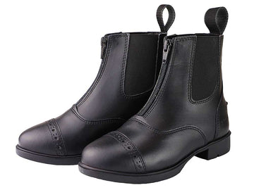 Children's Zip Up Synthetic Paddock Boots