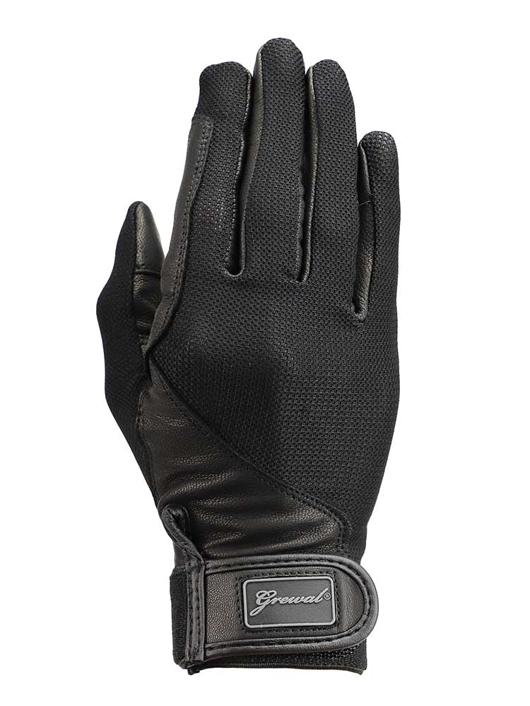 Marie Antoinette Genuine Goat Leather Riding Gloves with Touchscreen Capability