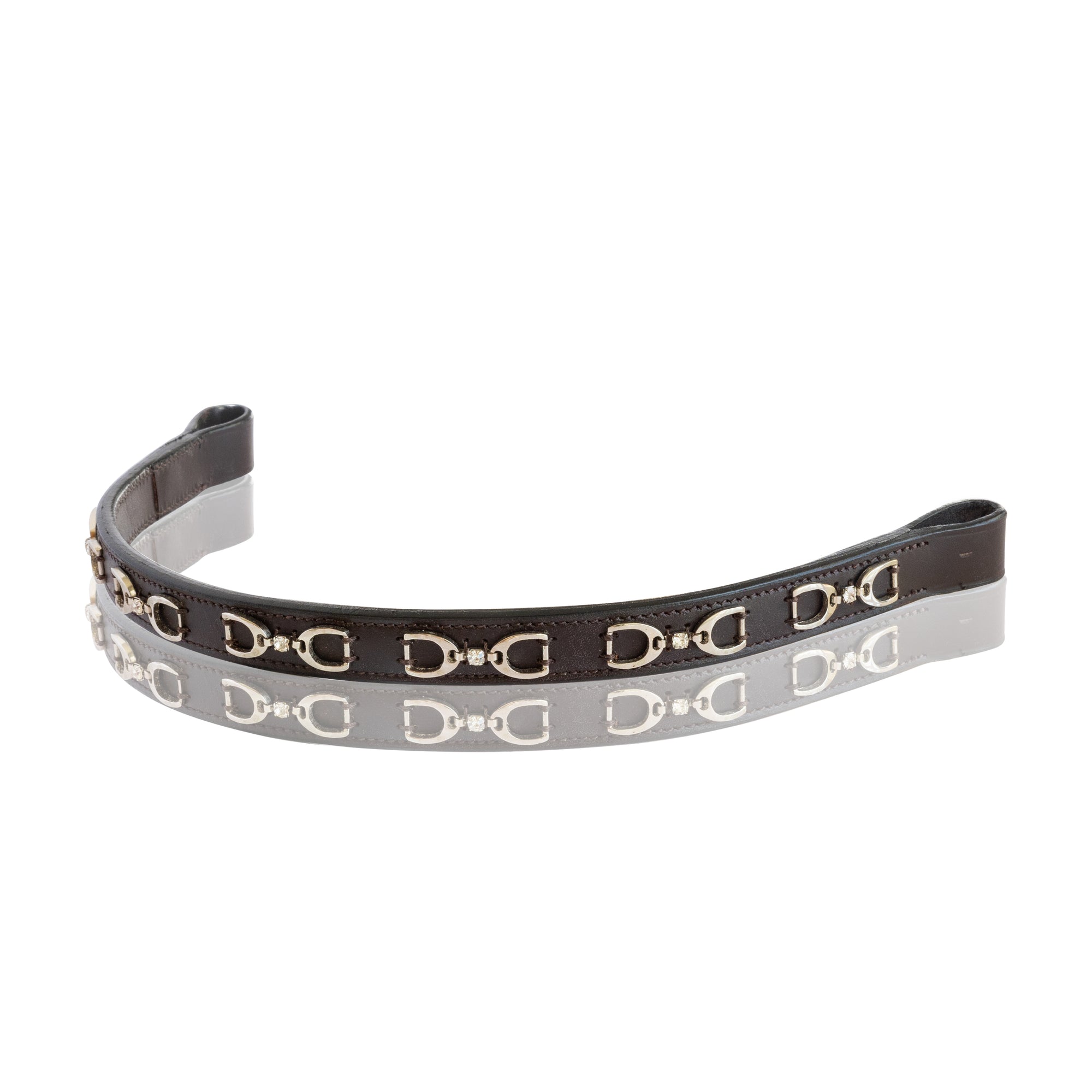 Nickel Stirrups Browband