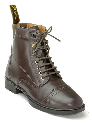 Children's Lace-Up Leather Paddock Boots