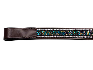 Peacock Beads Browband