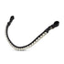 Black strap with crystal embellishments on a white background