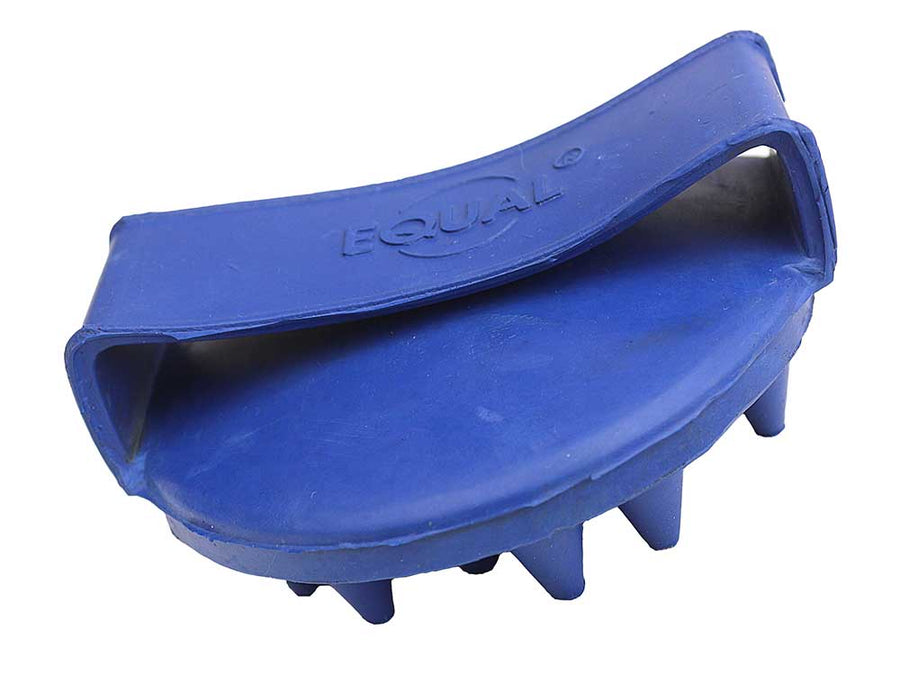 Round Curry Comb with Handle