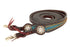 Western Turquoise Split Reins with Brass Dots and crystal conchos