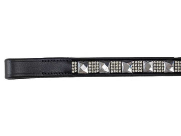 Silver Crystal Dressage Browband with Bling