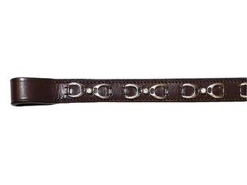 Nickel Stirrups Browband