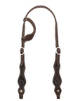 Tifton One Ear Headstall With Floral Tooling