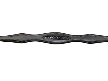 Vogue Scalloped Black Browband