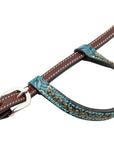 Shreveport Two Ear Turquoise Western Headstall