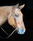 Western floral pattern headstall