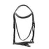 Black horse bridle on a white background