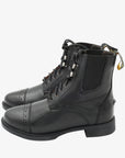 Lace-Up Leather Paddock Boots