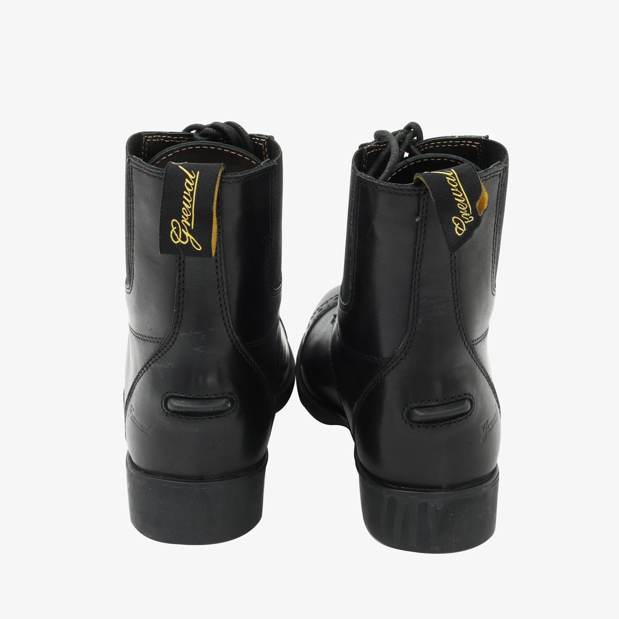 Lace-Up Leather Paddock Boots