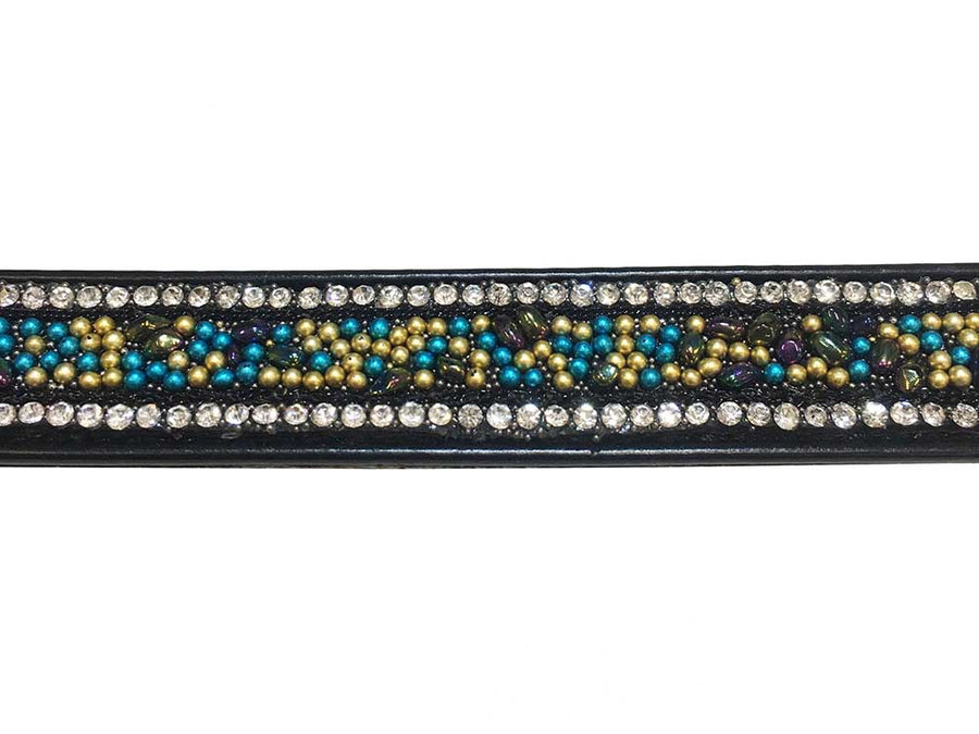 Peacock Beads Browband