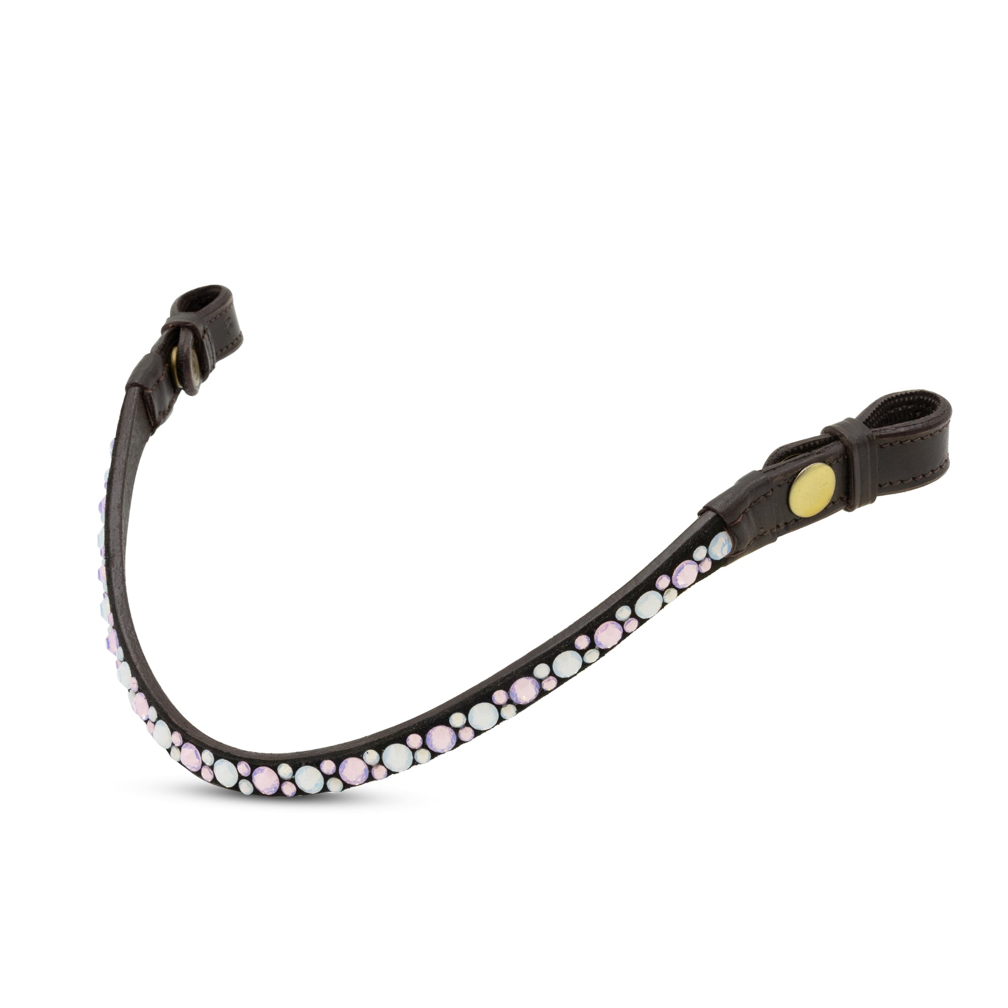 Pink Fizz Snap Browband in Havana