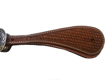 Western Spur Straps #9  Dark Oak