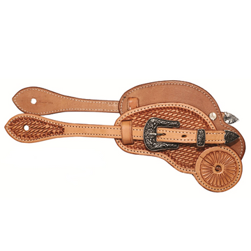 Western Spur Straps #13   Light Chestnut