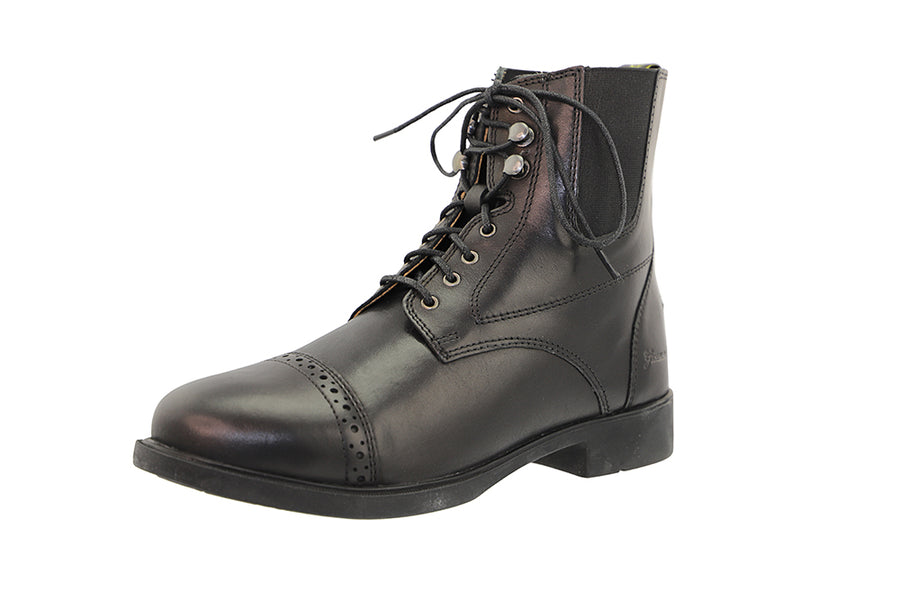 Lace Up Leather Paddock Boots