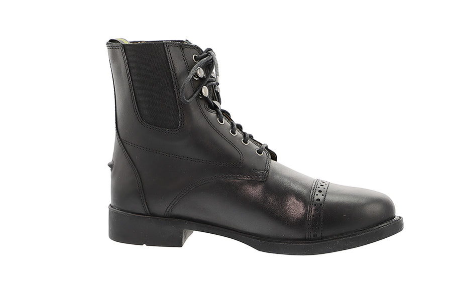 Women's Lace Up Synthetic Leather Paddock Boots