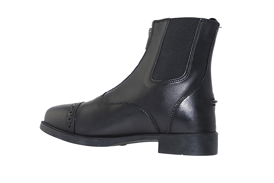 Ladies Zip Up Leather Paddock Boots